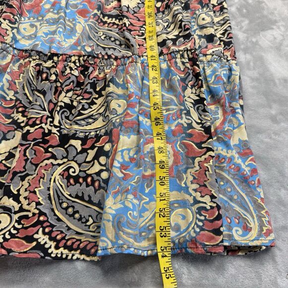 Me 2 Magic Boho Paisley Maxi Dress Women’s 1X Multicolor India Made - Picture 9 of 9